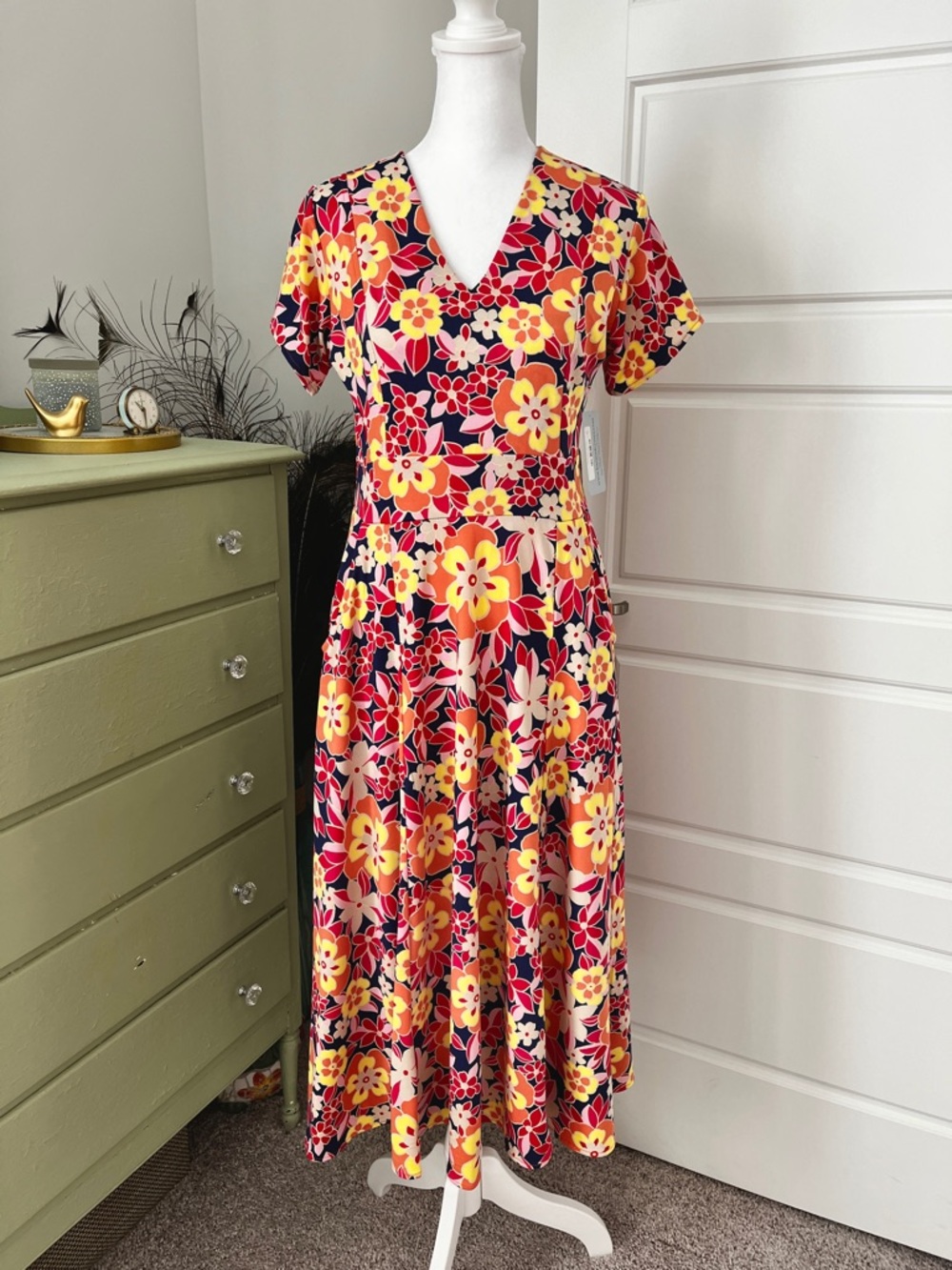 Karina Easy Dress - Cecelia in Get Happy - XS - Picture 2 of 8